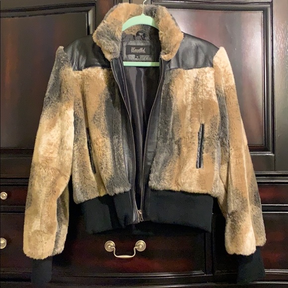 Excelled Jackets & Blazers - Excelled fur and leather jacket